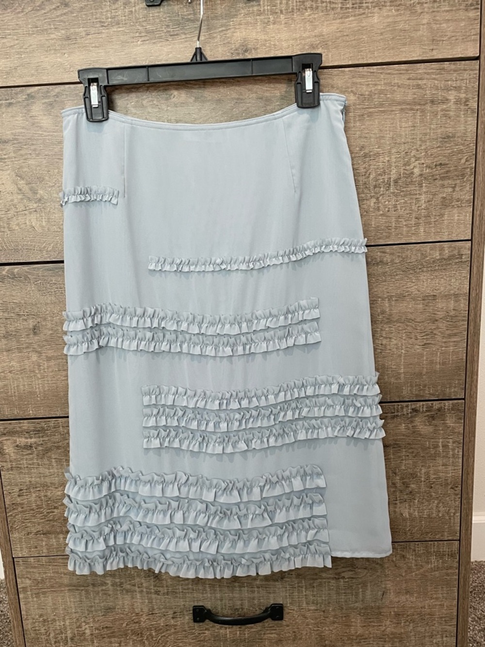 Vintage Moschino Jeans ruffle trim skirt